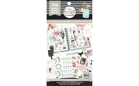 Happy Planner Sticker Value Pack-Farmhouse, 1486/Pkg - Walmart.com