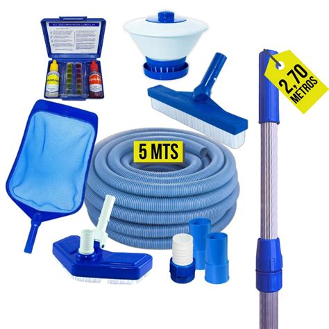 Kit Limpeza Para Piscinas Fibra Vinil Alvenaria Cabo 2 70m Shopee