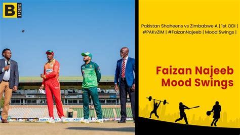 Pakistan Shaheens Vs Zimbabwe A 1st ODI PAKvZIM FaizanNajeeb