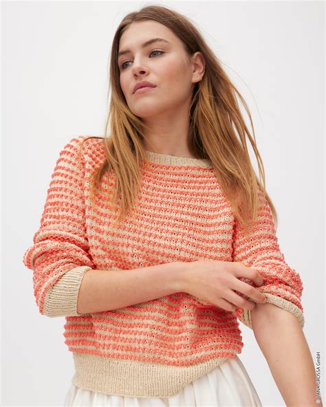 Strickset Topdown Pullover Aus Promessa Und Landlust Sommerseide Von