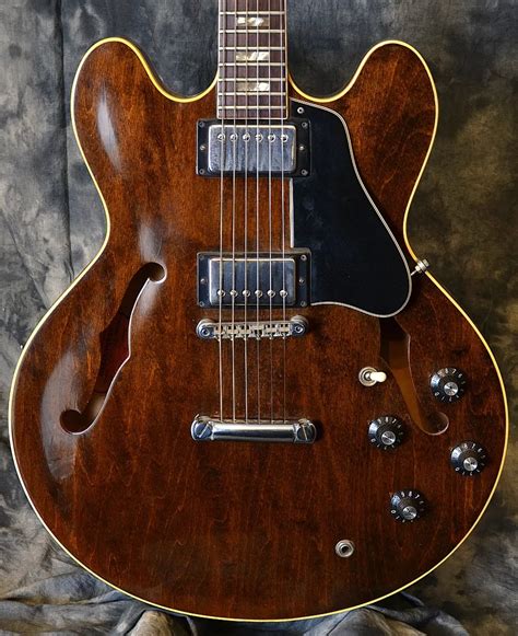 Custom Shop E355 Walnut Brown 1972 Semi Hollow Body Jazz Electric