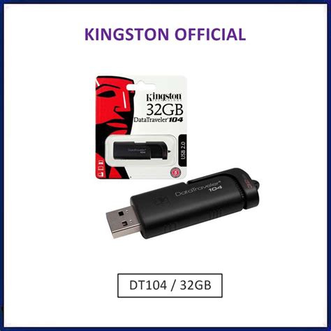 Jual Kingston Usb Flashdisk 32gb Dt104 Usb 20 Fash Disk Data Traveler