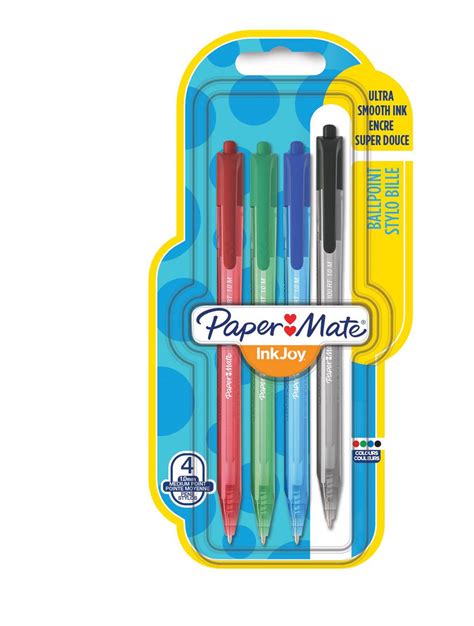 Paper Mate Inkjoy Rt Bol Grafo Retr Ctil Punta Media De Mm Y