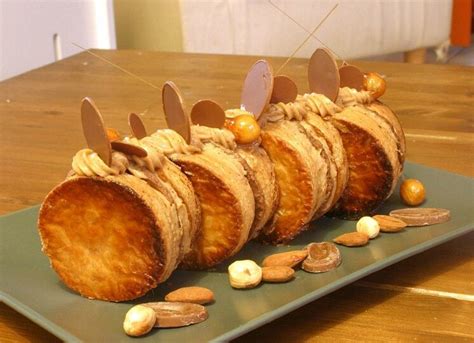 Mille feuille façon paris brest et soupçon de chocolat au lait La Fée