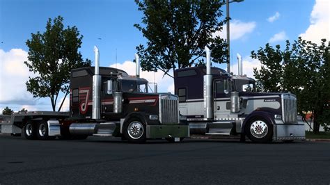 SCS W900 FlatGlass For American Truck Simulator TruckyMods