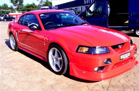 Performance Red 2002 Ford Mustang SVT Cobra Coupe