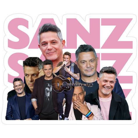 Alejandro Sanz Spanish Singer-Songwriter Sticker | Songwriting, Singer