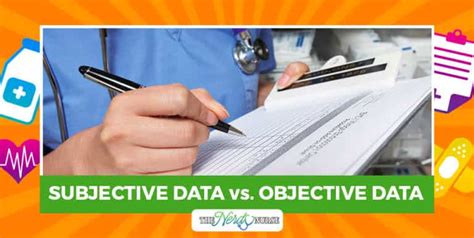 Difference In Subjective And Objective Data Subjective Data Vs