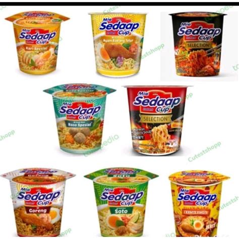 Jual Mie Sedaap Cup All Varian Shopee Indonesia