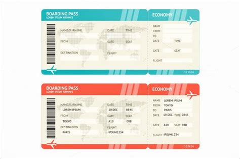 Print A Fake Airline Ticket