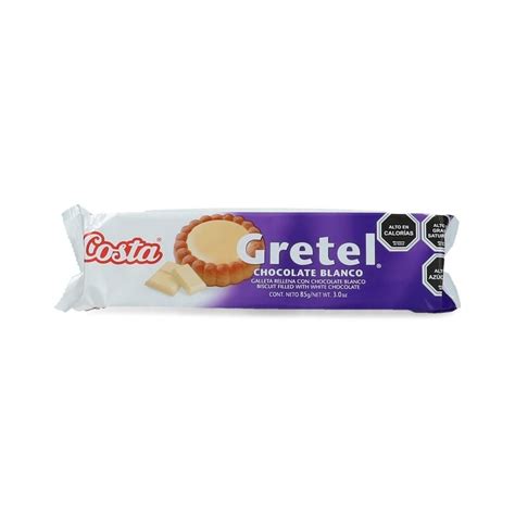 GALLETA GRETEL COSTA CHOCOLATE BLANCO 85 G Dimerc Cl