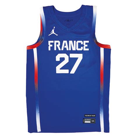 Rudy Gobert Team France Jordan Limited Road Jersey Basket4Ballers