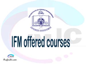 Ifm Courses Institute Of Finance Management Courses