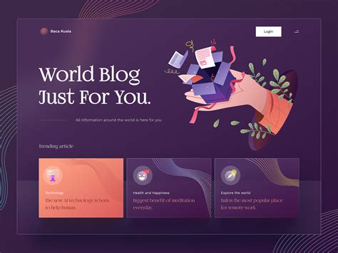 Blog Header Design Exploration 🧬 by Riko Sapto Dimo for Orely on Dribbble