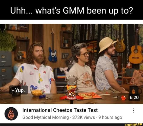 Uhh What S GMM Been Up To Yup International Cheetos Taste Test