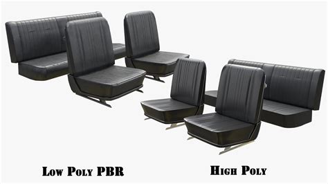 Kit Car Seats Many Leather Pbr Blender Market