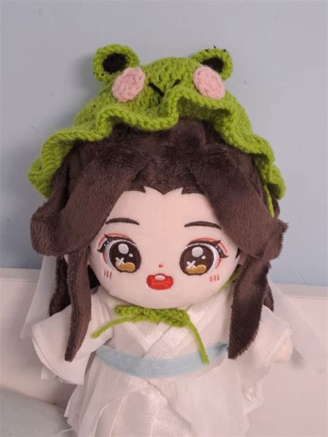 Xie Lian Plush With Frog Hat On Heaven S Official Blessing Plush