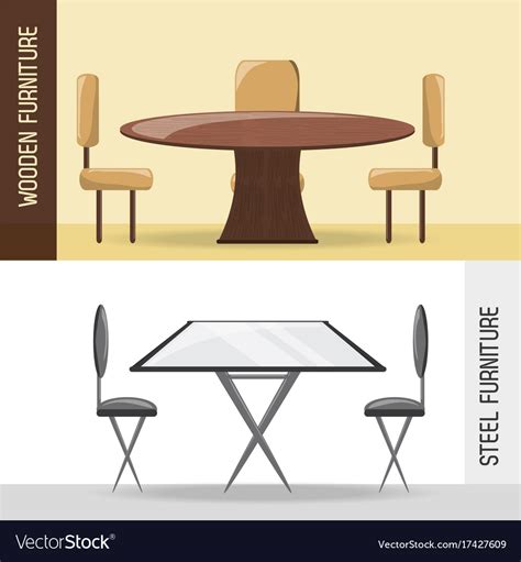 Furniture concept design Royalty Free Vector Image