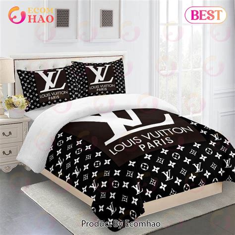 Comforter Sets Black And White Louis Vuitton Bedding Set Ecomhao Store