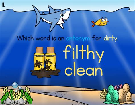 Shark Attack: Antonyms | Shop Lucky Learning with Molly Lynch