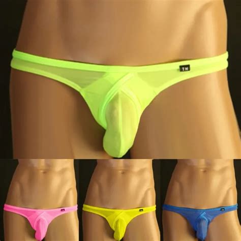 SEXY UOMO VITA Bassa Intimo Tanga Perizoma Slip Bikini Mutande Boxer