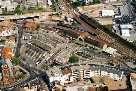 Städte und Gemeinden Luftbild Bahnhof in Bad Kreuznach Joachim