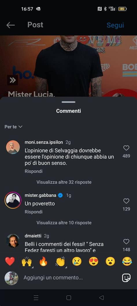 Stefano Gabbana Contro Fedez Dopo Commento Su Selvaggia Lucarelli La