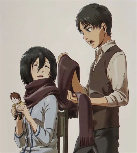 Eremika Archive On Twitter Different Versions Of Eren Wrapping His