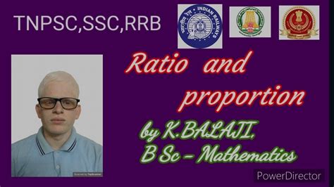 Ratio And Proportion Part For Tnpsc Ssc Rrb Ibps Youtube