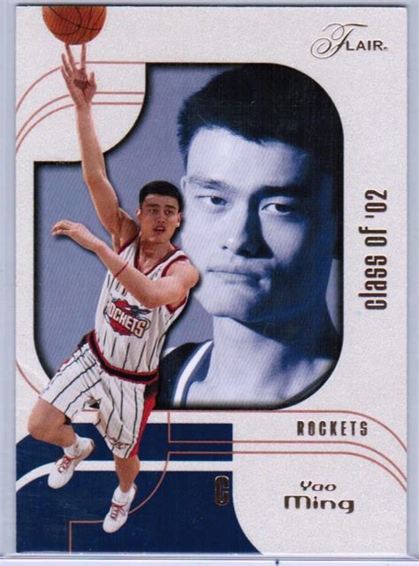 Yao Ming rookie card collection 04 of 41: Flair. A simple brand, one I ...