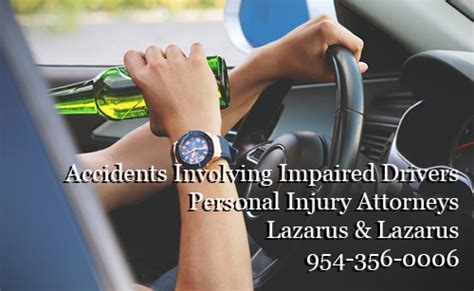 Impaired Driver Accident Attorneys Lazarus And Lazarus