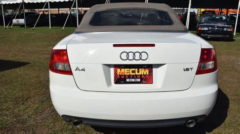 2004 Audi A4 Convertible for Sale at Auction - Mecum Auctions