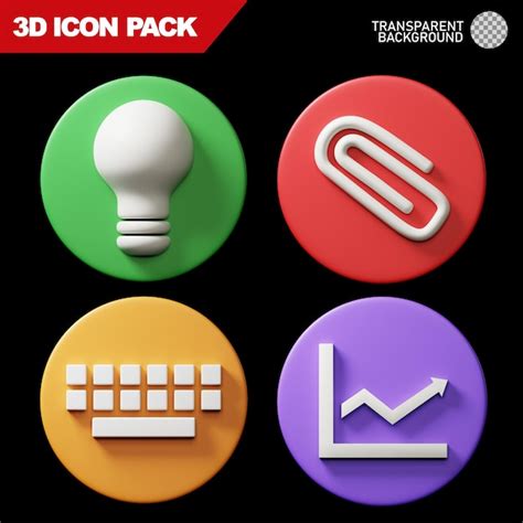 Premium Psd D Icon Pack