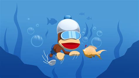 (Fan Art) Blue Pipo monkey going for a swim : r/ApeEscape