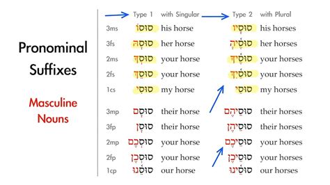 Biblical Hebrew Verb Chart