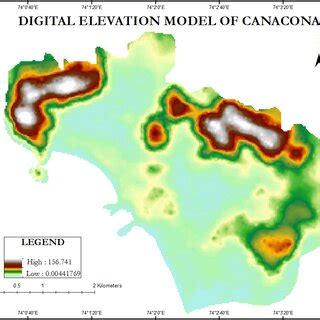 DEM map of Canacona. | Download Scientific Diagram