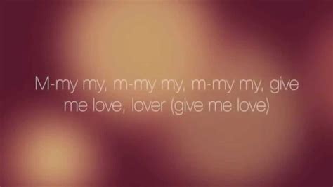 Ed Sheeran Give Me Love Lyrics Hd Youtube