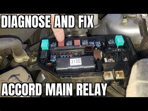 2006 Honda Accord Starter Relay Location