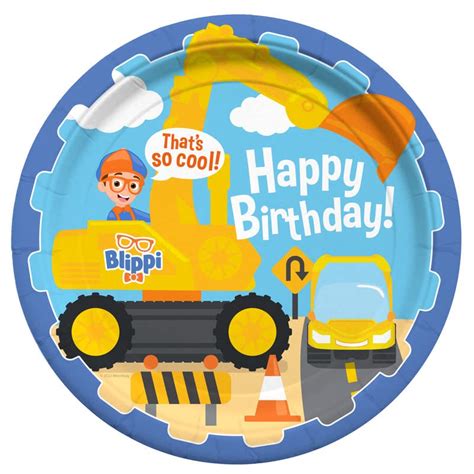 Buy Treasures Gifted Blippi Vehicle Dinner Plates Ct Inch Blippi