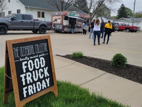 First Friday Food Truck April Treynor Iowa