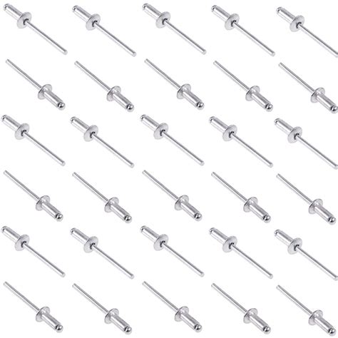 Snapklik Glarks 120Pcs 5 32 X 3 8 Aluminum Body Steel Mandrel