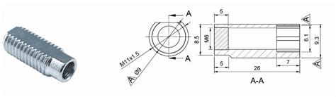 Cutting sleeve for automatic connector B-Type Nut 8 | MOTEDIS