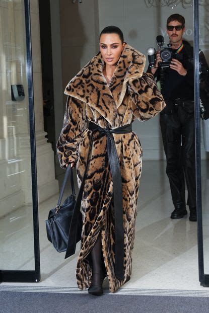 Opulent Fur Coats Dominate Celebrity Style At Paris Fashion Week