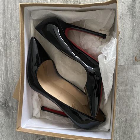 Genuine Christian Louboutin Pigalle 120 Black Depop