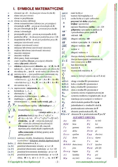 Matematyka Symbole Matematyczne 50840 Hot Sex Picture