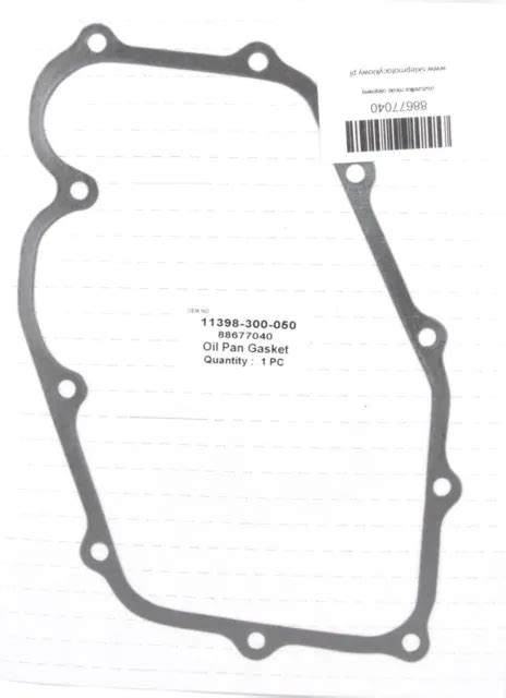 Joint De Carter D Huile Oil Pan Gasket Pour Honda Cb K Four