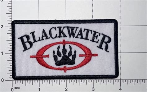 Blackwater Patch White Decal Patch Co