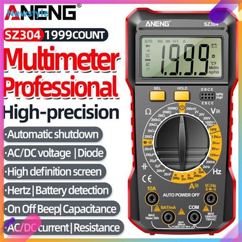 Aneng Sz Digital Multimeter Professional Handheld Multimetro Auto