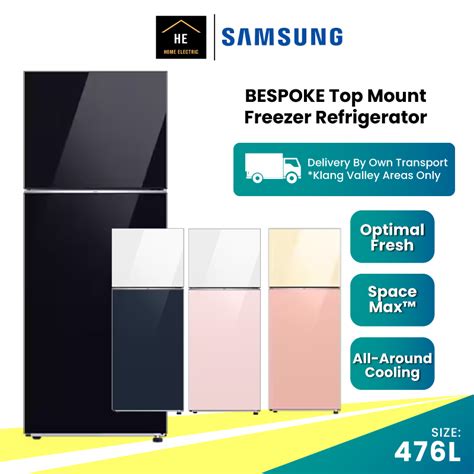 Samsung L Bespoke Top Mount Freezer Refrigerator With Optimal Fresh