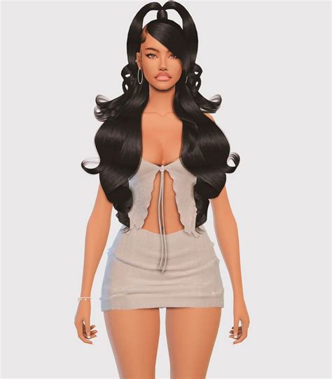 Cecesims Xo In Sims Hair Sims Clothing Sims Teen